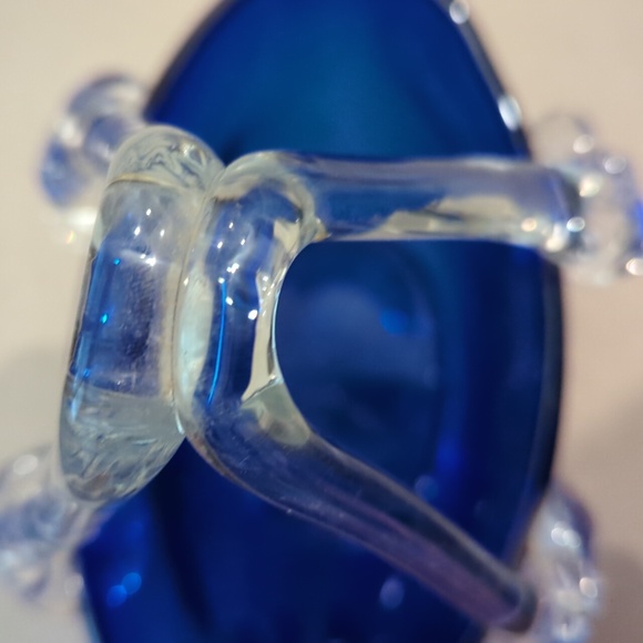 Murano Millefio Italian Art Blown Glass Hat 8x8 & Handbag 8x6 Set - Picture 14 of 16